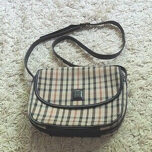 Daks London Tan Plaid Crossbody